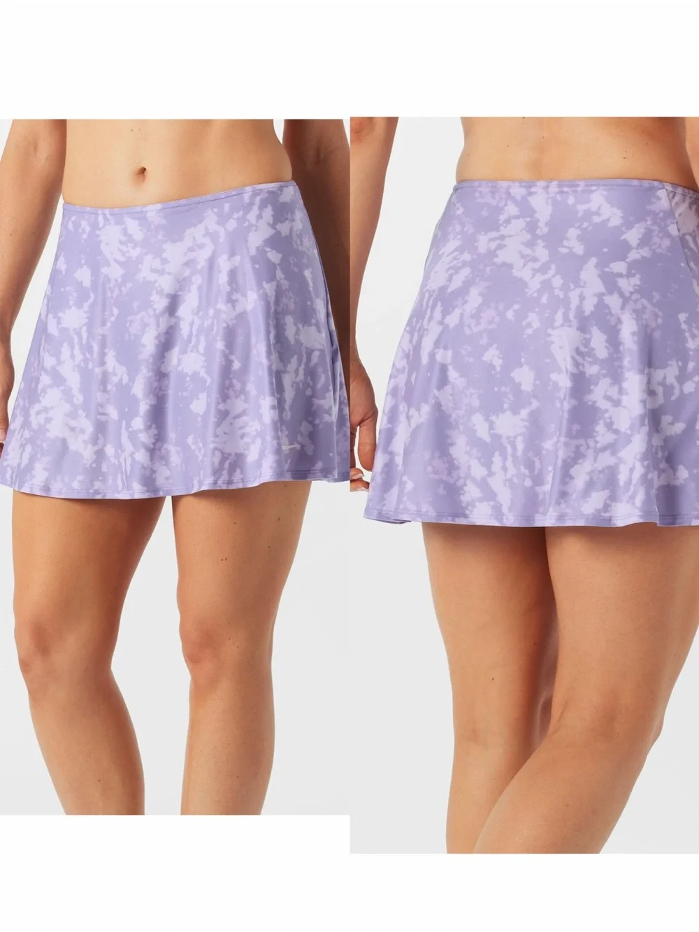 Nike Women's Summer Victory Print golf tennis Skirt - Lilac size L NWT